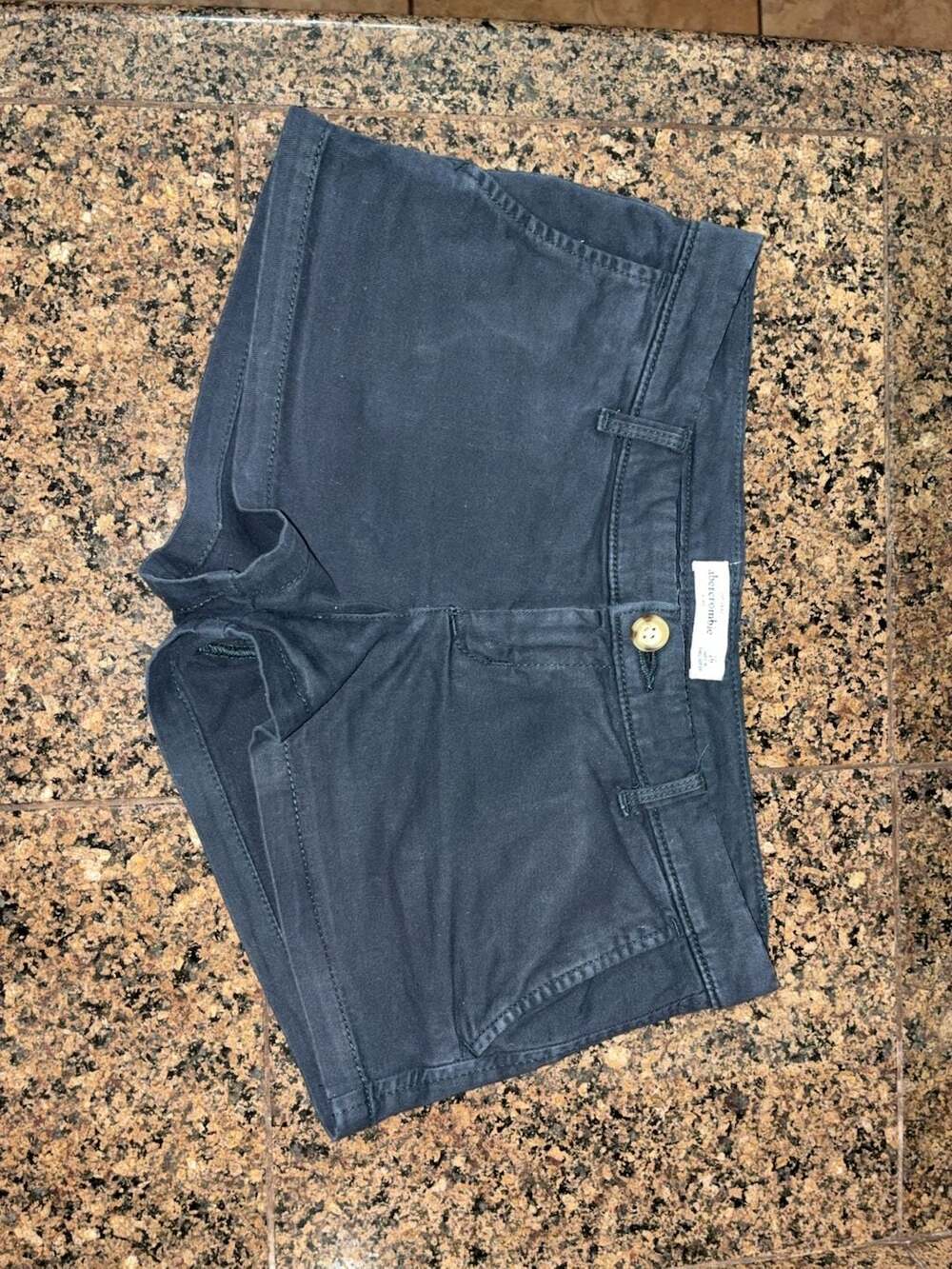 Abercrombie Kids Girls Navy Blue Chino Shorts Size 16